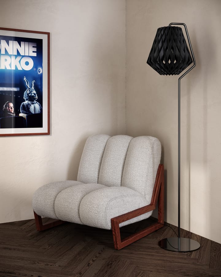 Lámpara de pie Pilke Signature Ø28 cm, Negro Pilke