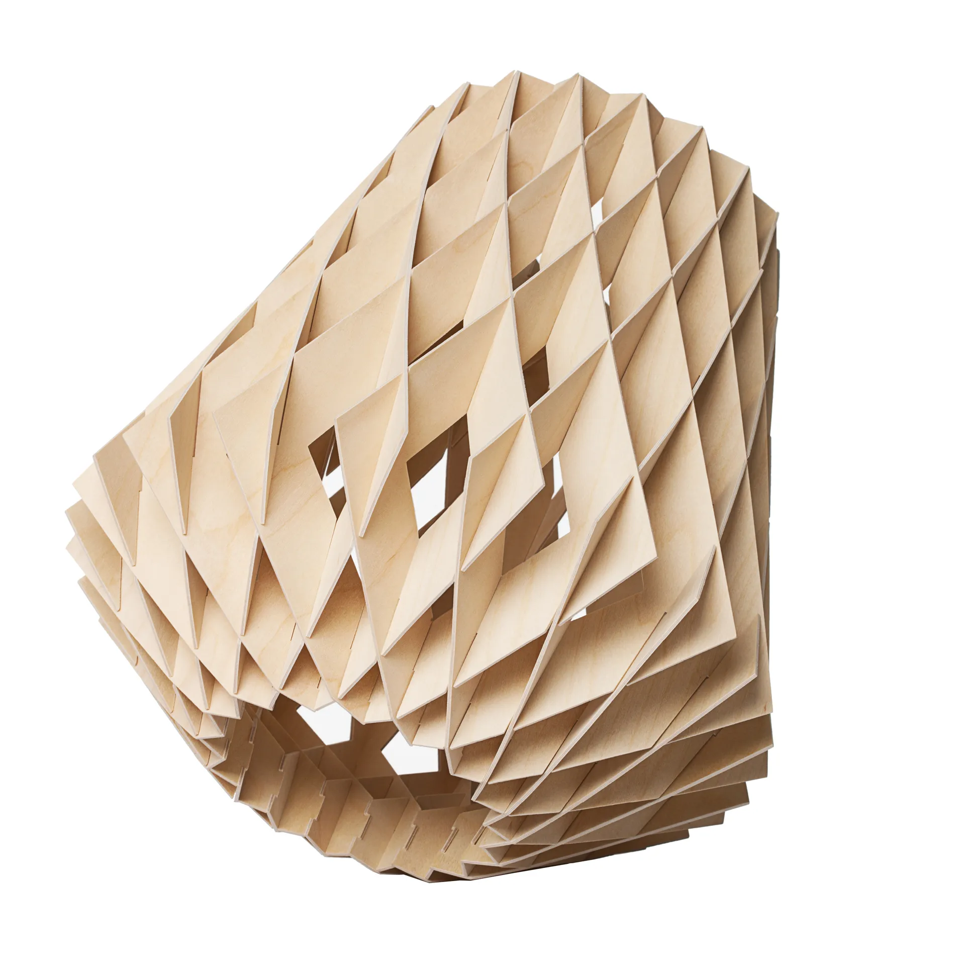 Lámpara de pie Pilke Signature Ø64 cm, Abedul Pilke