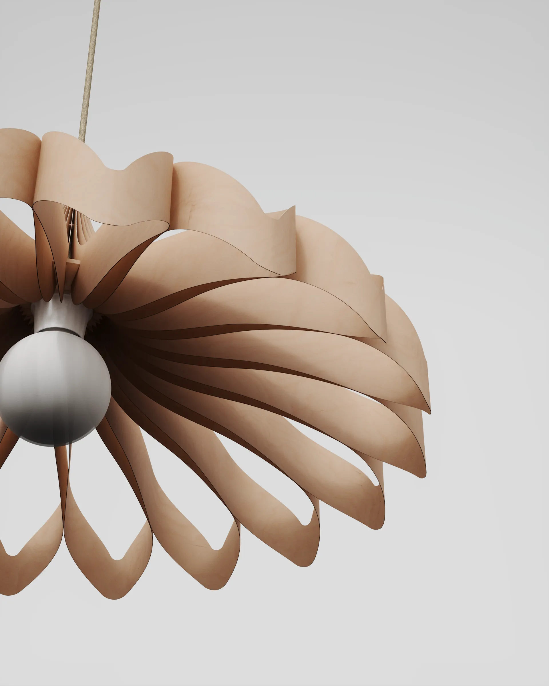 Lámpara de techo Daisy, Björk large Pilke