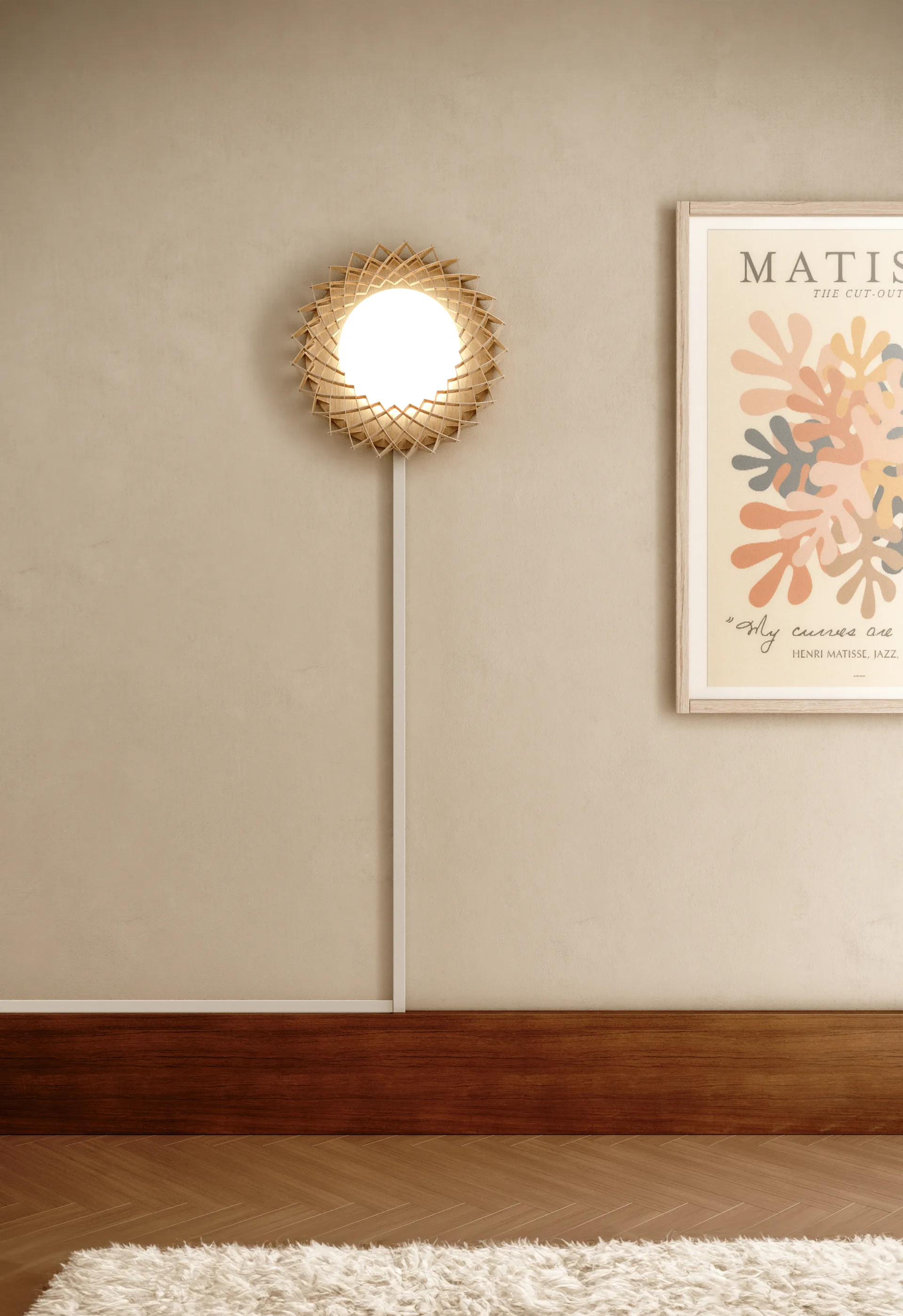 Plafón Pilke Signature Ø45 cm, Blanco Pilke