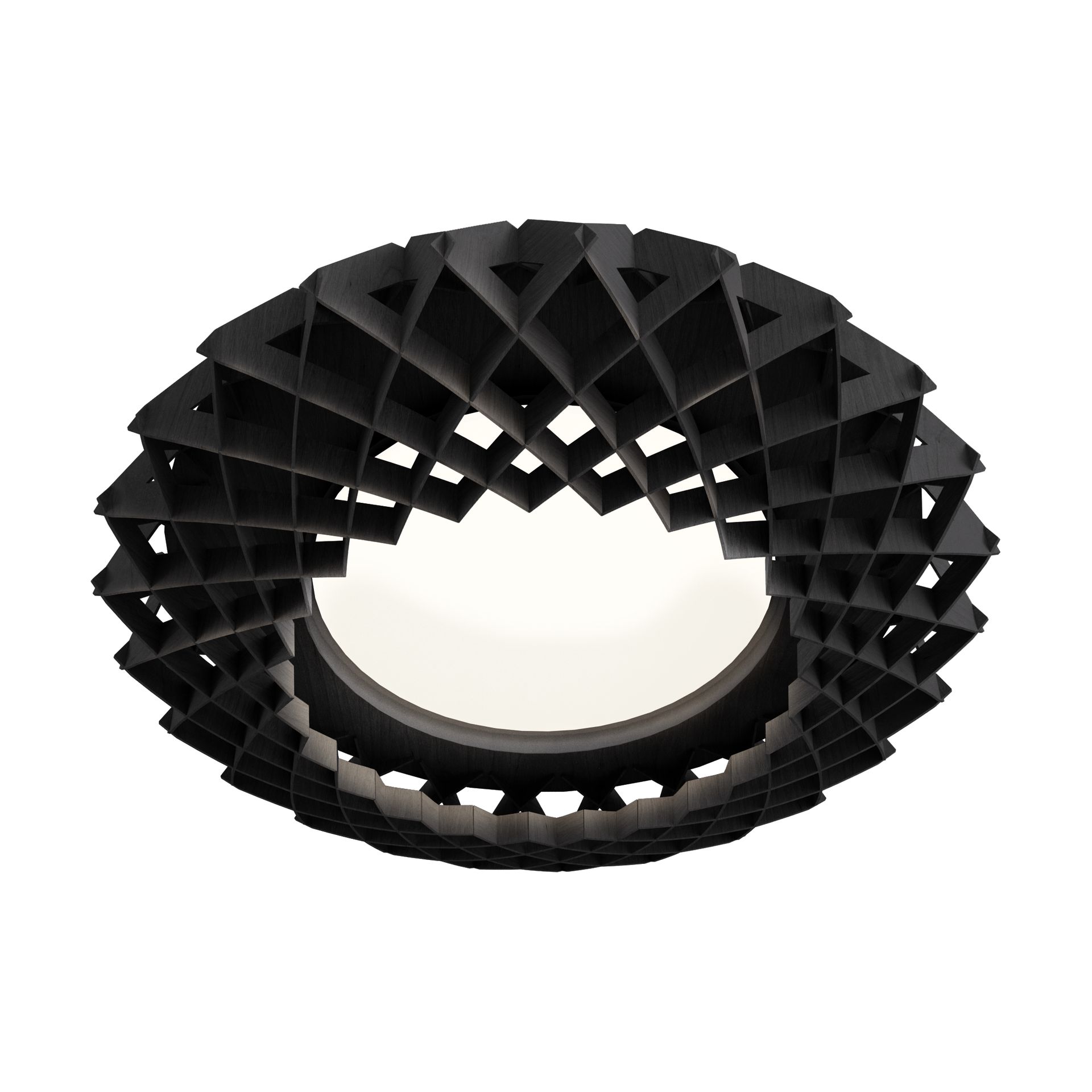 Plafón Pilke Signature Ø45 cm, Negro Pilke