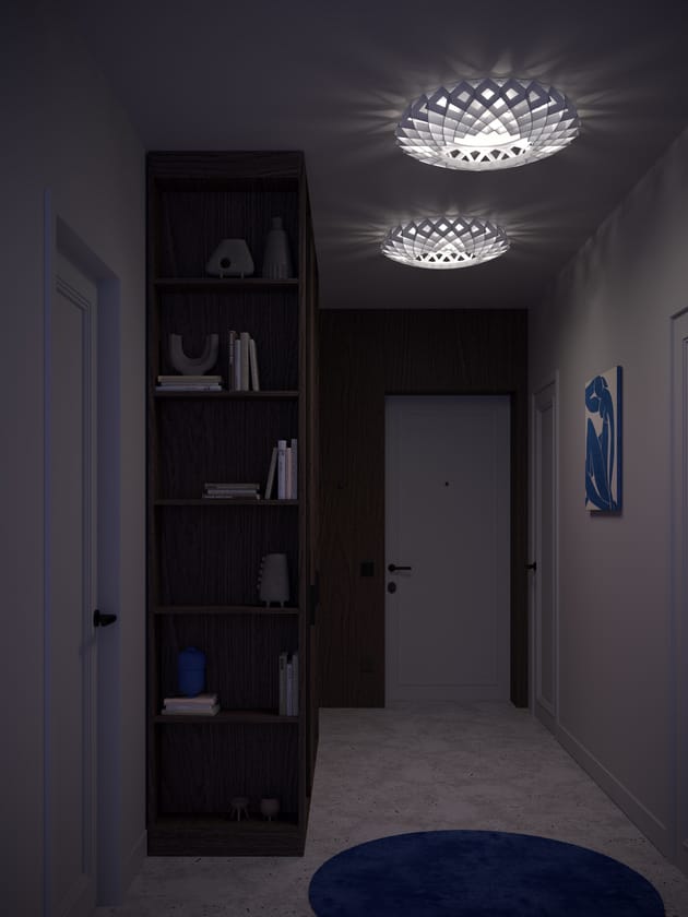 Plafón Pilke Signature Ø65 cm, blanco Pilke