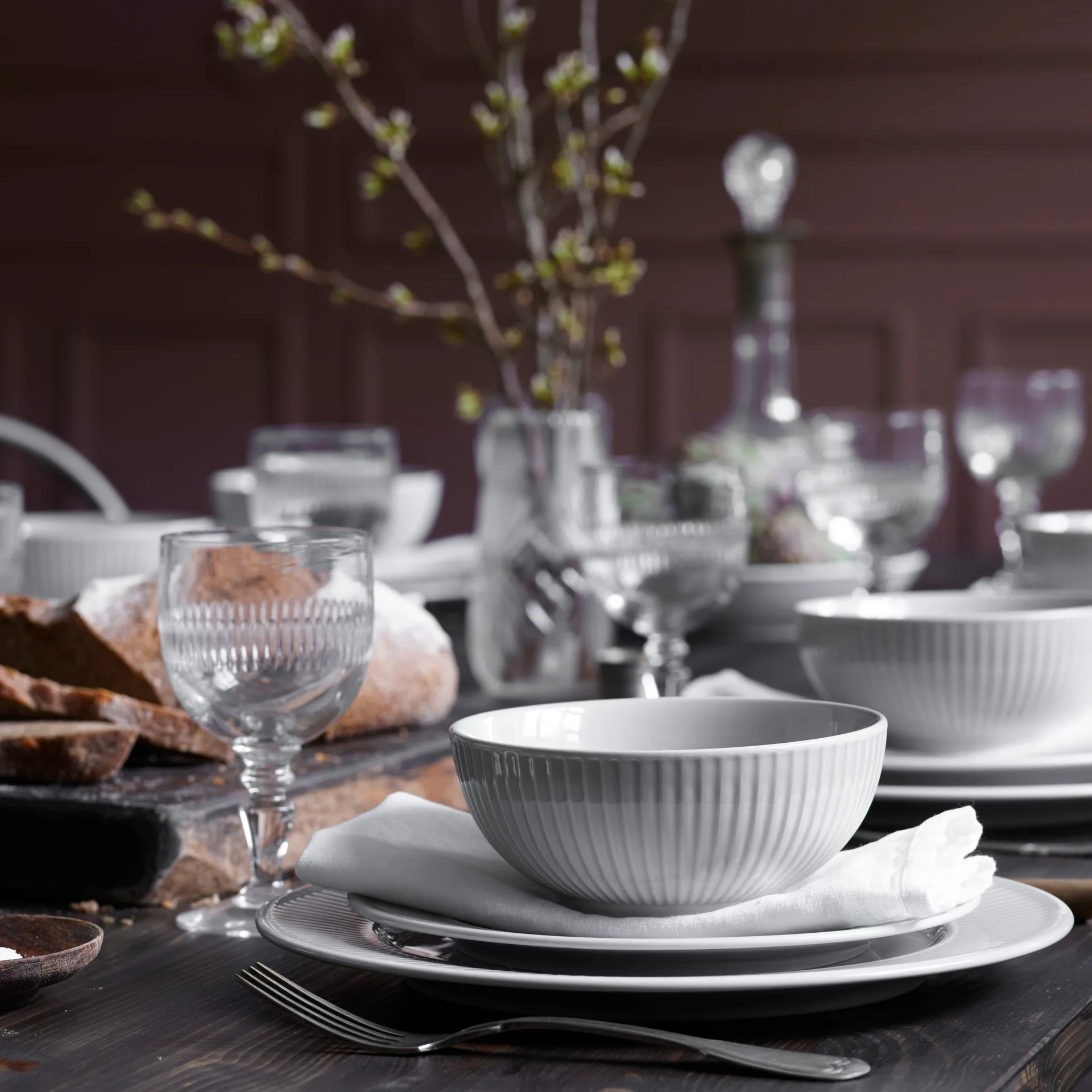 Bol Plissé 60 cl, blanco Pillivuyt