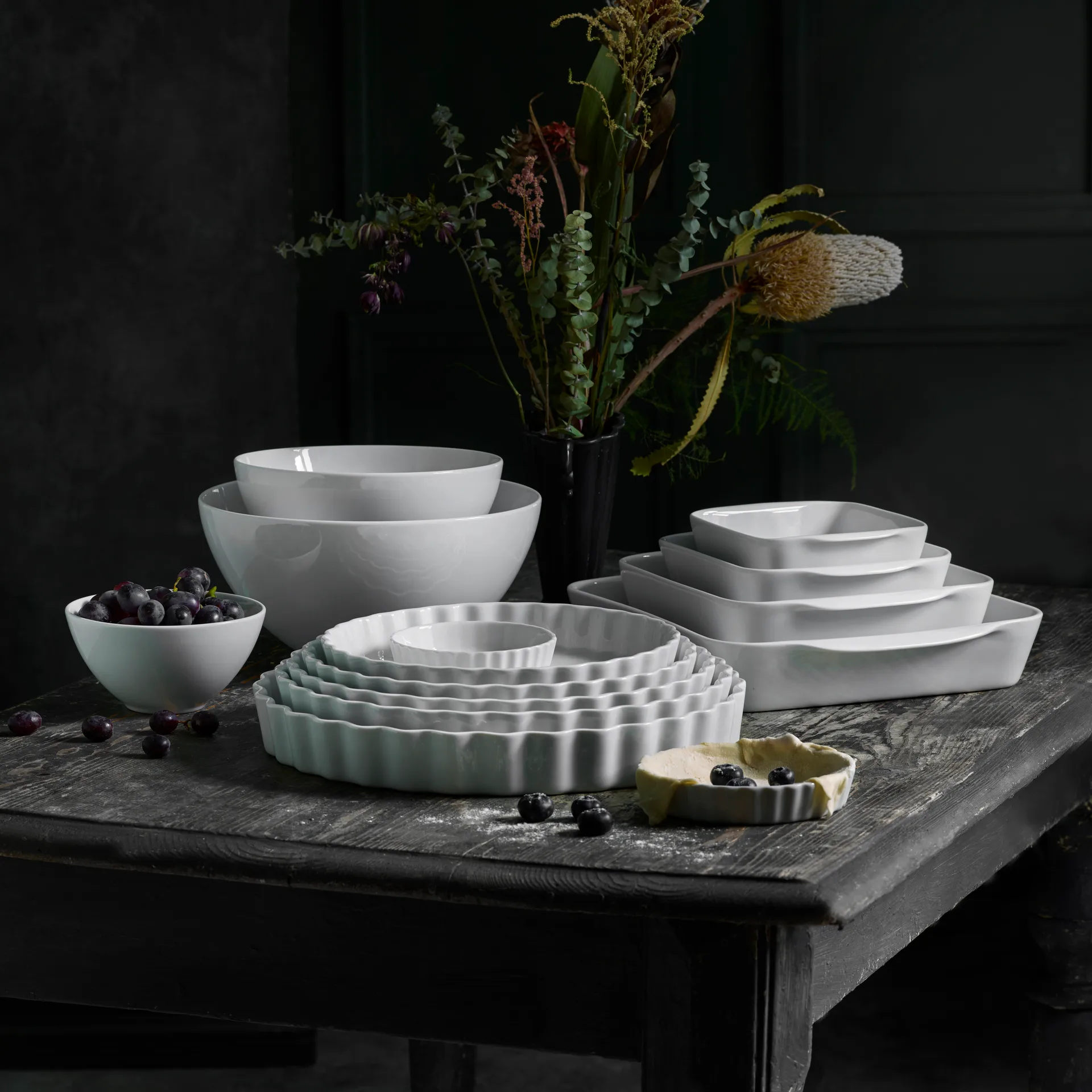 Fuente de servir cuadrada Pillivuyt, blanco, 27x27 cm Pillivuyt