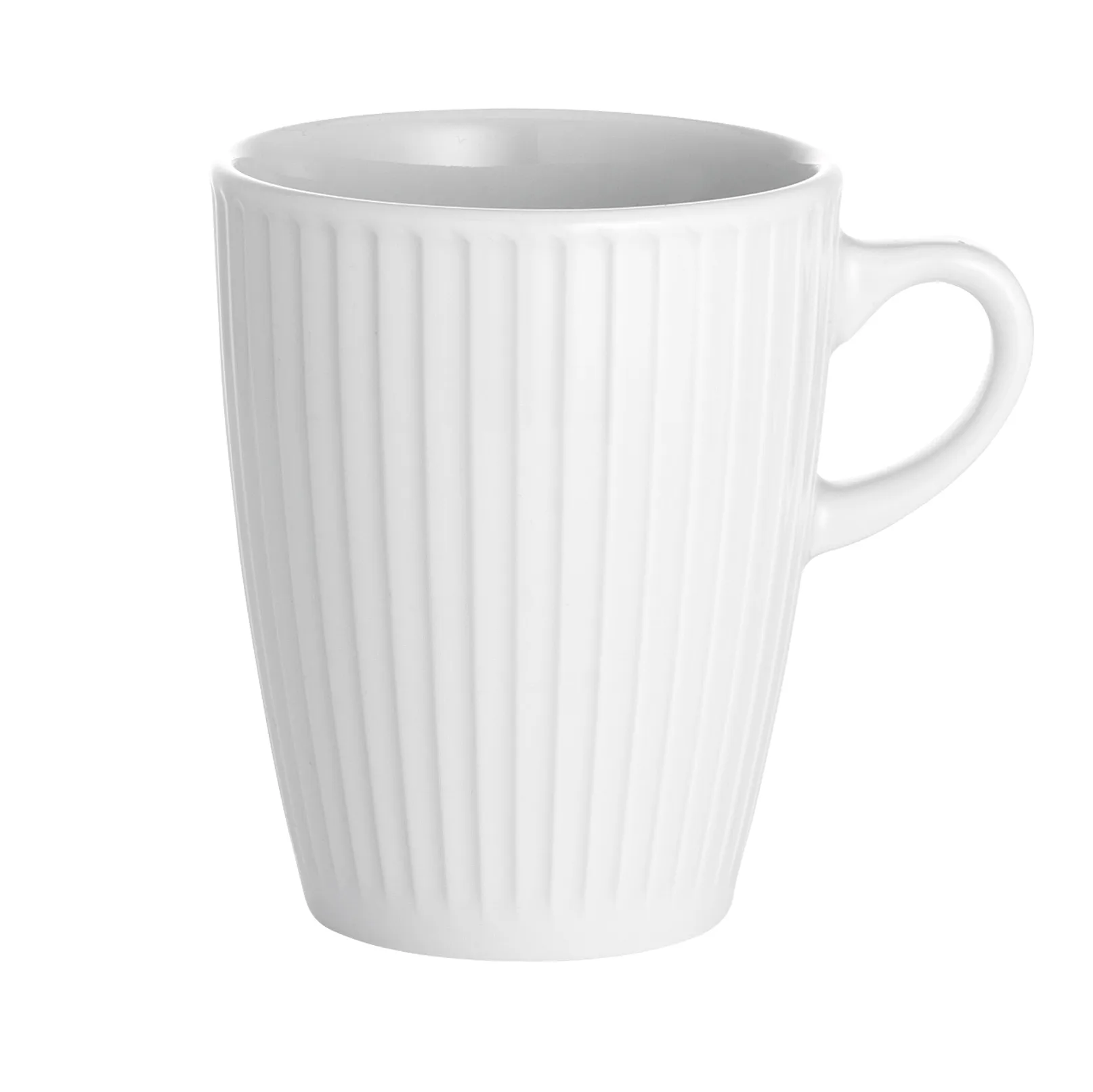 Mug Plissé 27 cl, blanco Pillivuyt