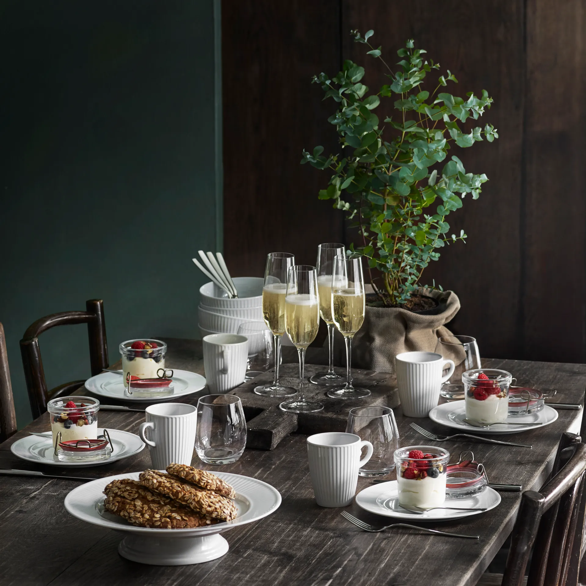 Mug Plissé 27 cl, blanco Pillivuyt