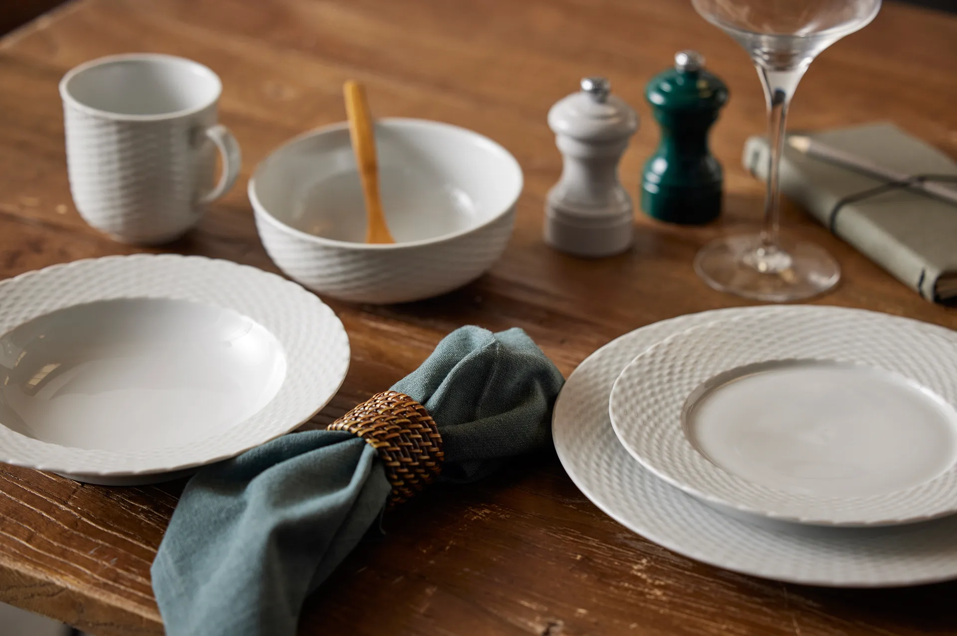 Plato Basket Ø22 cm, blanco Pillivuyt