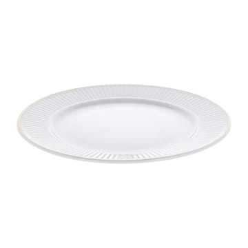 Plato con canto dorado Plissé Ø28 cm - blanco - Pillivuyt