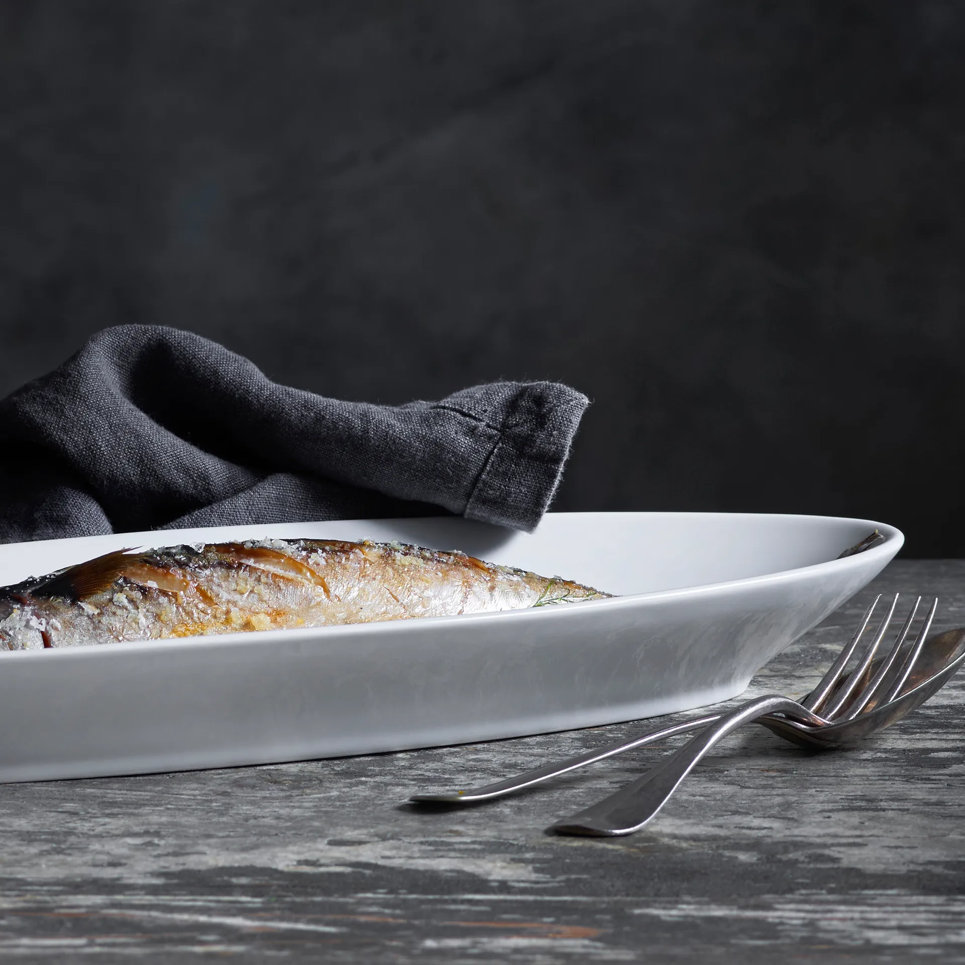 Plato de pescado Pillivuyt, blanco, 45x17 cm Pillivuyt