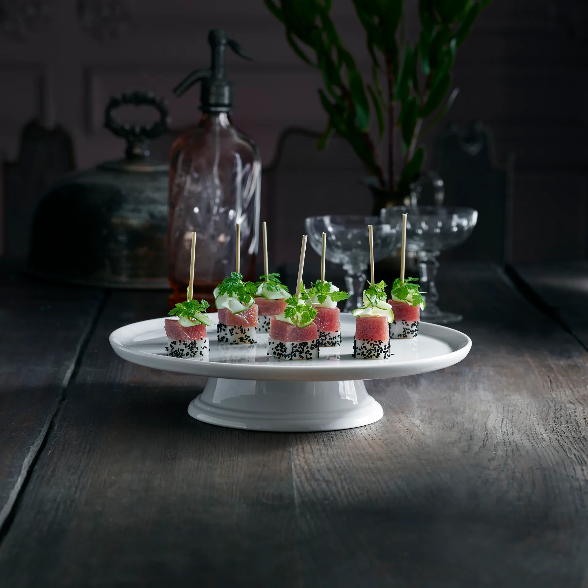 Plato de tarta con pie Pillivuyt Ø30 cm, blanco Pillivuyt