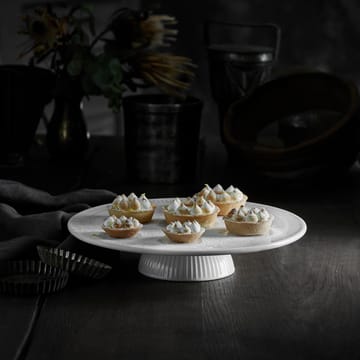 Plato de tarta con pie Plissé Ø 30 cm - blanco - Pillivuyt