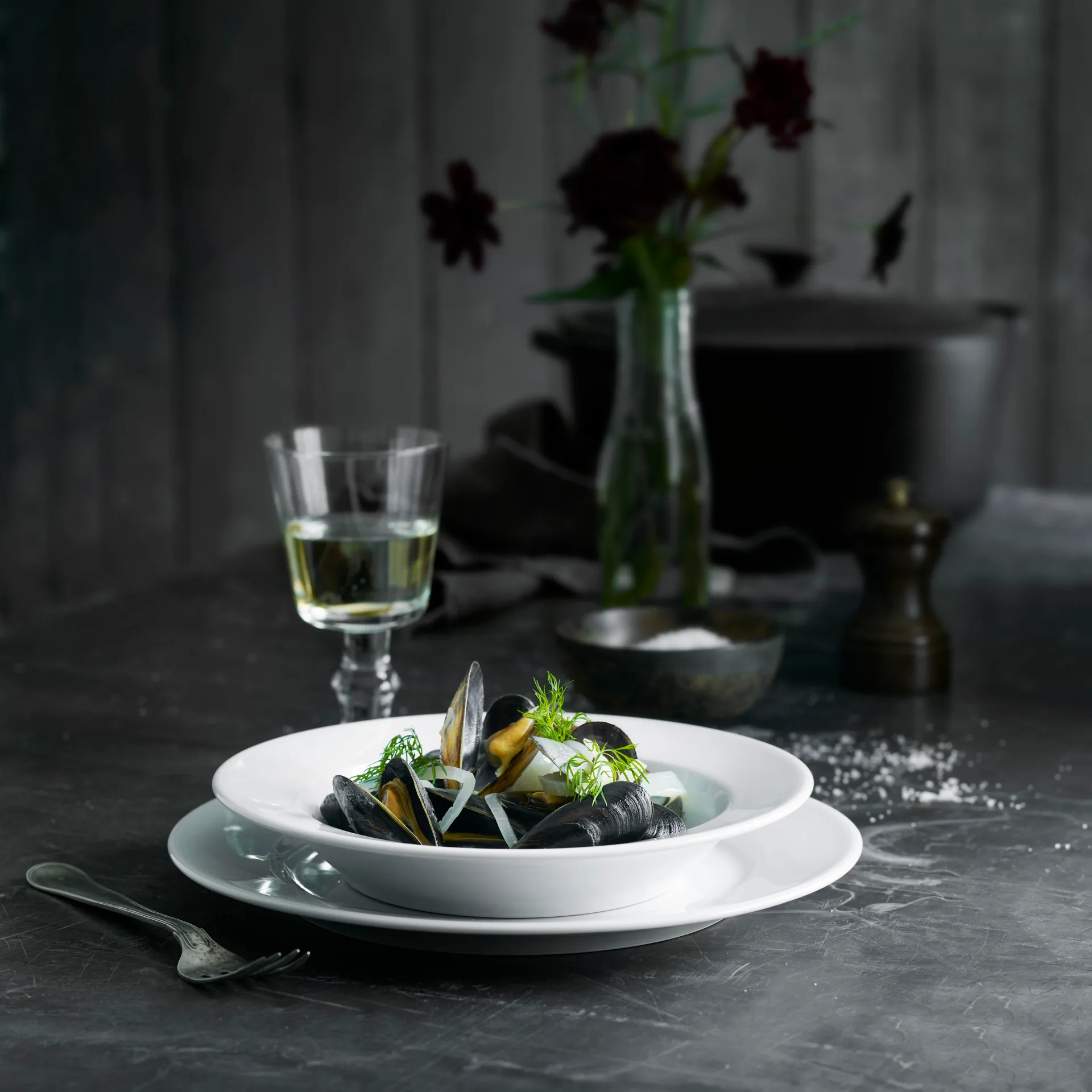 Plato hondo Sancerre Ø 22 cm, blanco Pillivuyt