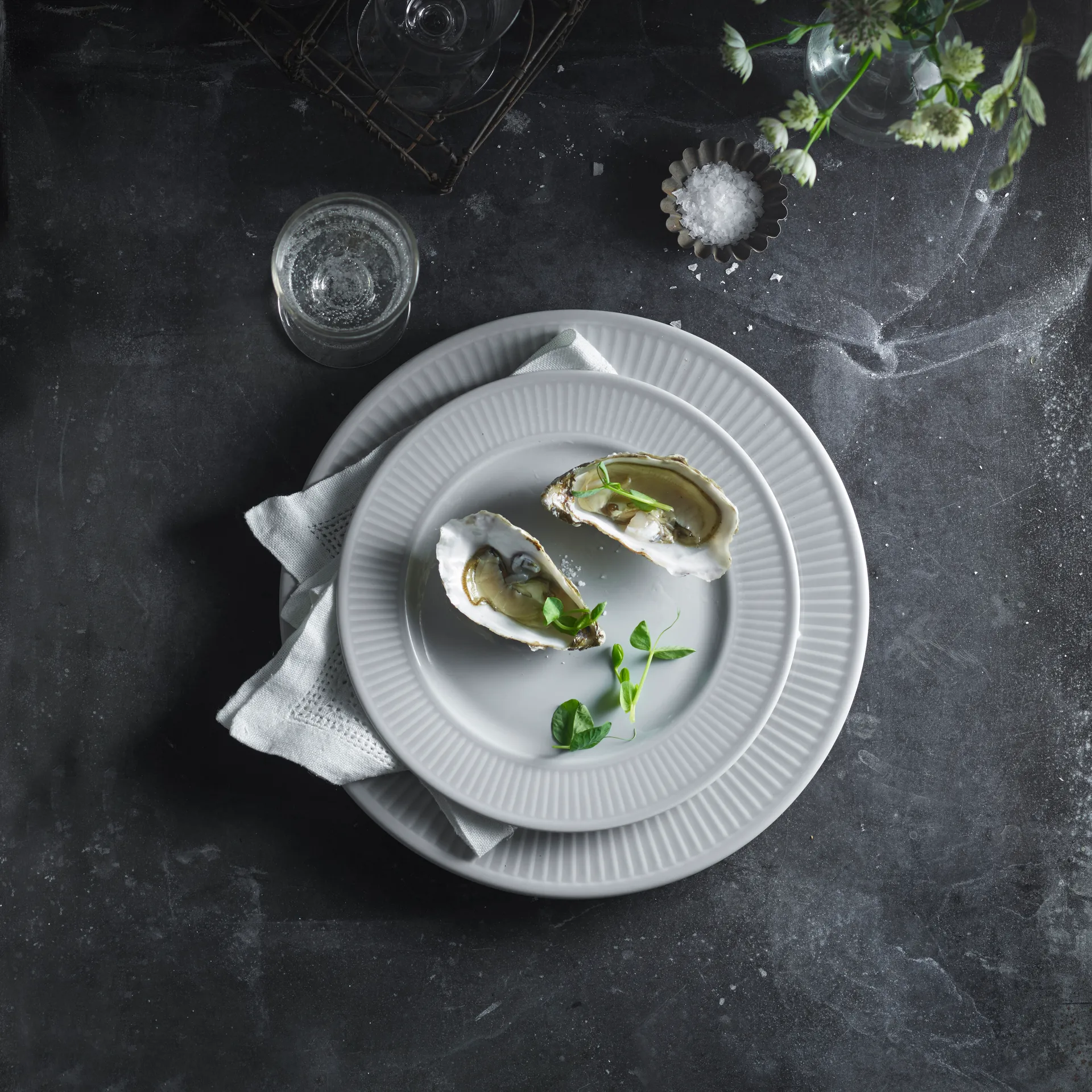 Plato Plissé Ø 22 cm, blanco Pillivuyt