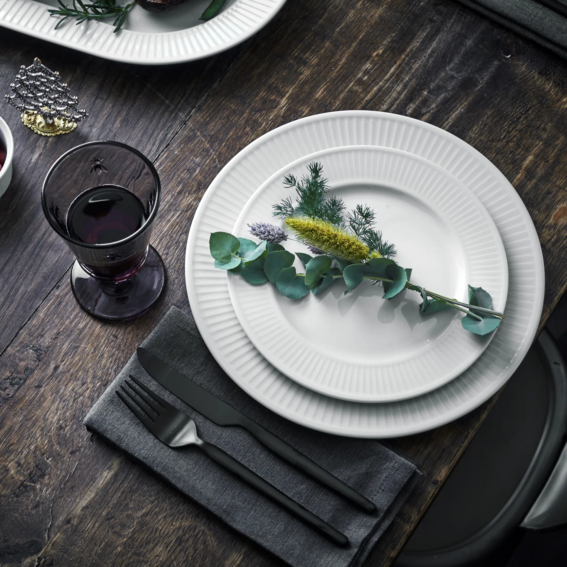 Plato Plissé Ø 24 cm, blanco Pillivuyt