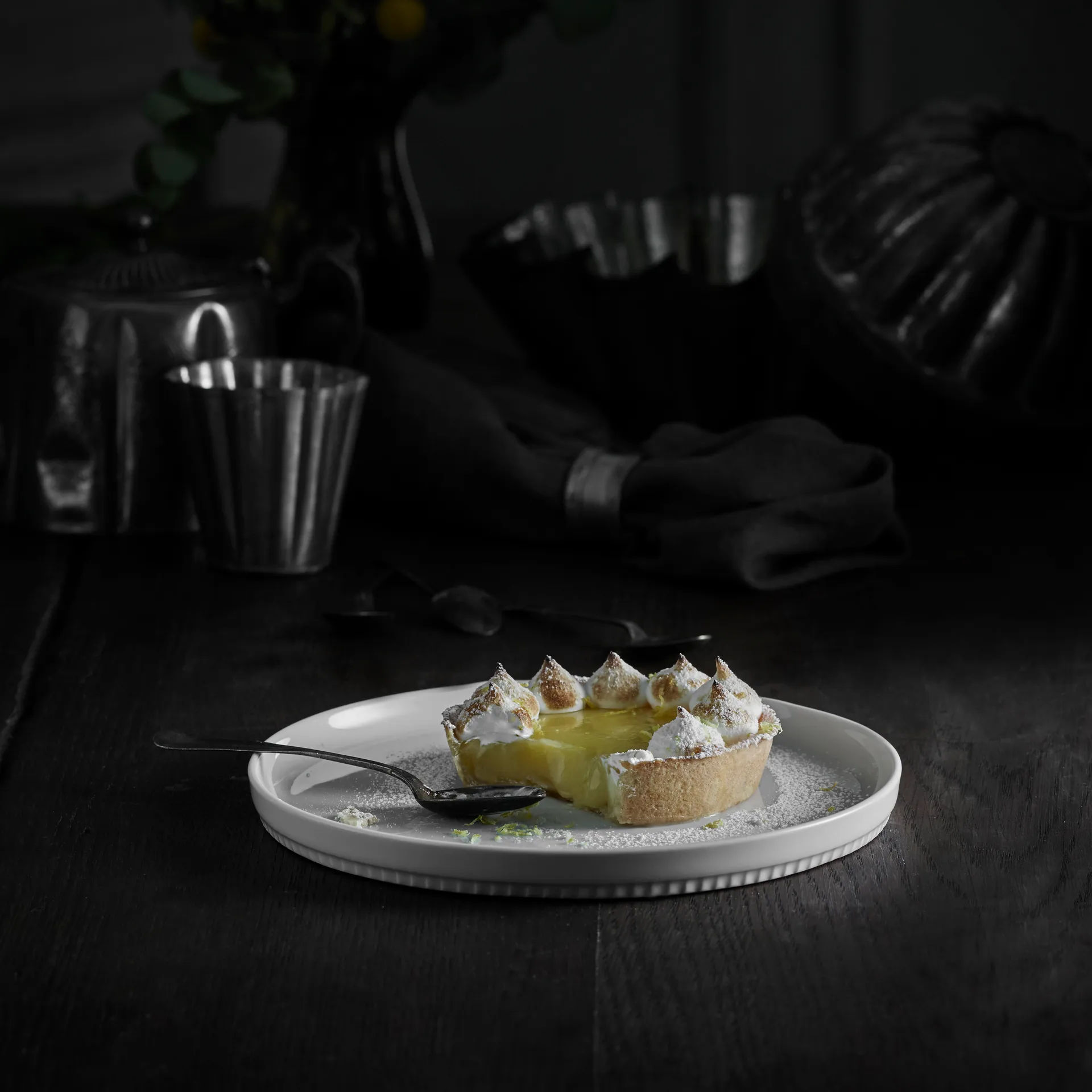 Plato Toulouse borde recto Ø 20 cm, blanco Pillivuyt