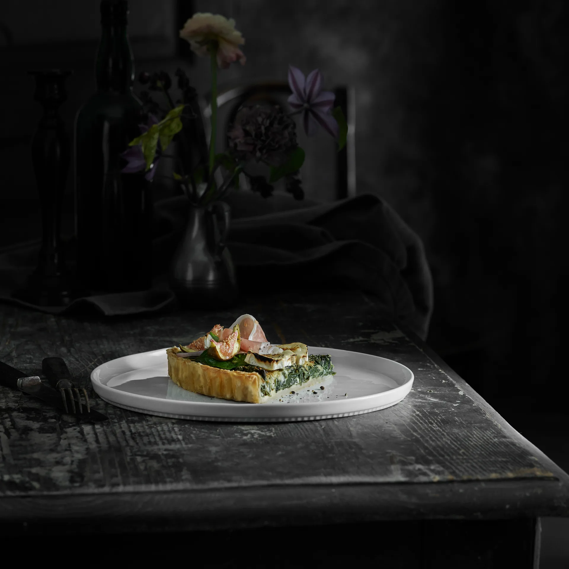 Plato Toulouse borde recto Ø 26 cm, blanco Pillivuyt