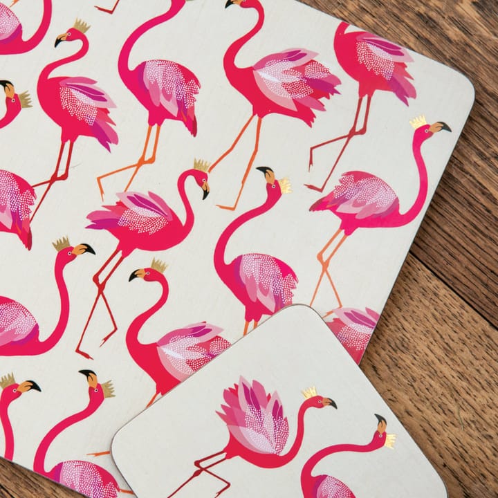 6 Posavasos Flamingo - Rosa - Pimpernel