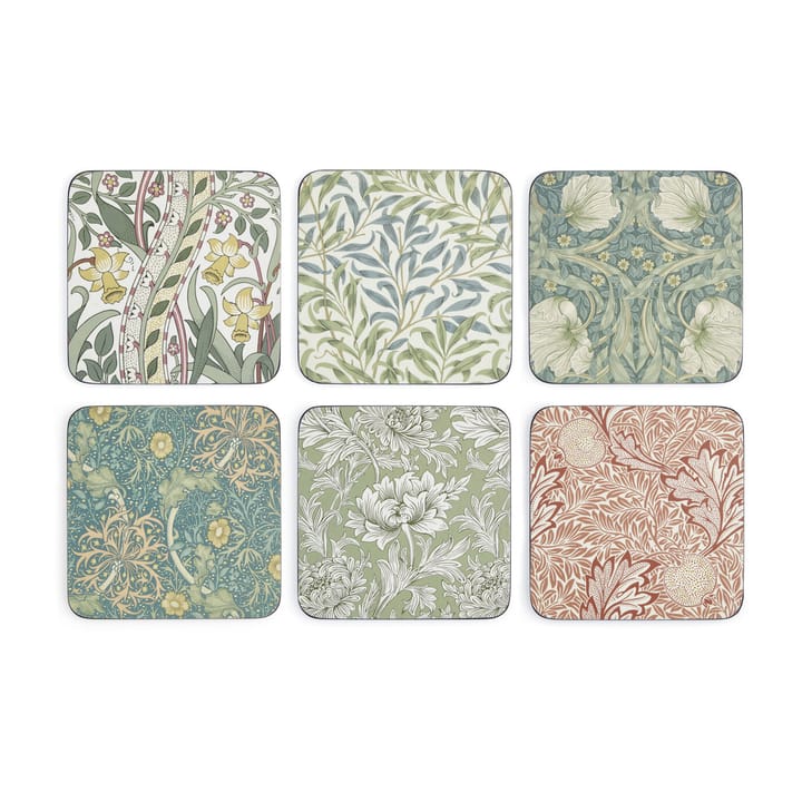 6 Posavasos William Morris - Mix & Match - Pimpernel