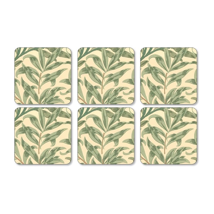6 Posavasos Willow Bough - Green - Pimpernel