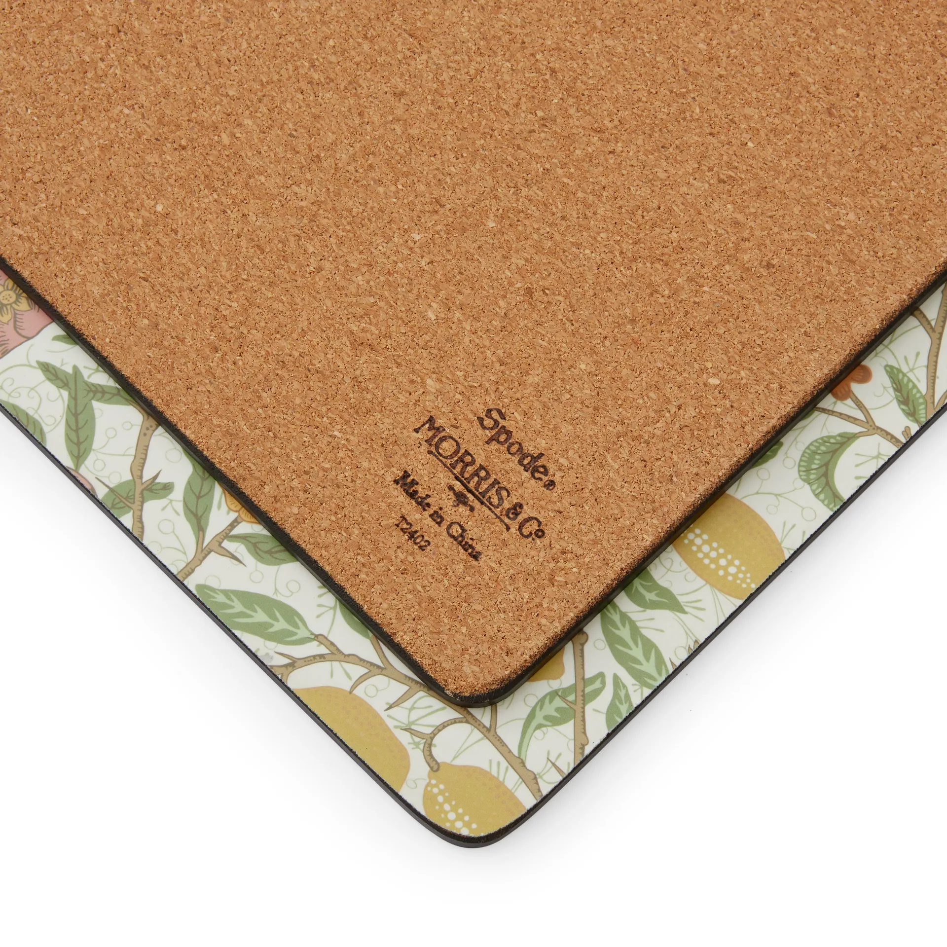 Mantel individual Morris & Co Simpley mixed 4 piezas, Fruit, Willow, Strawberry Thief, Marigold Pimpernel