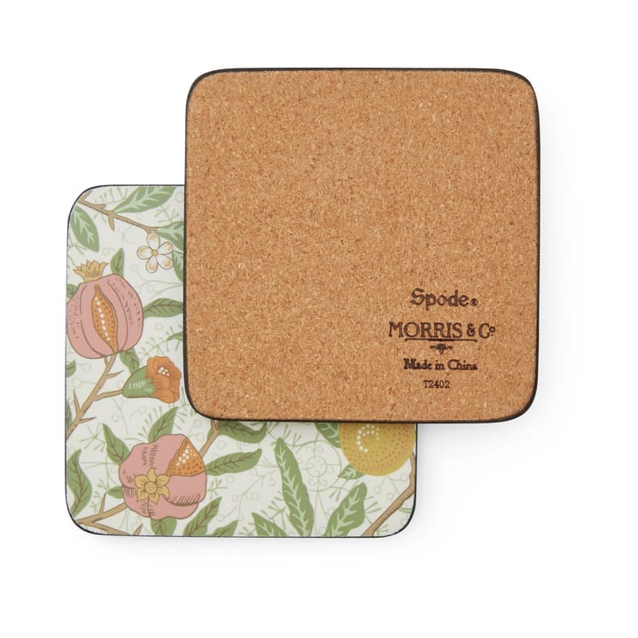 Posavasos Morris & Co Simpley mixed 6 piezas, Fruit, Willow, Marigold Pimpernel