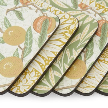 Posavasos Morris & Co Simpley mixed 6 piezas - Fruit, Willow, Marigold - Pimpernel