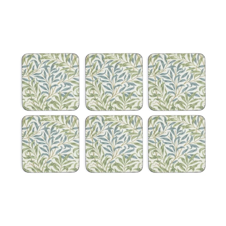 Posavasos Morris & Co Willow Bough 6-pack - Verde, azul - Pimpernel
