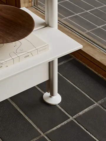 Sistema de estanterías Pira G2, F C A Blanco/Roble 248-255 cm - Pira