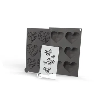 Plate-it moldes - Love At First Bite, silicona, 3 piezas - Plate It