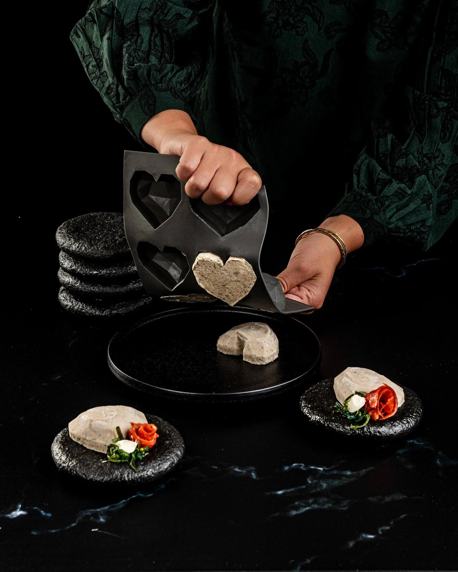 Plate-it moldes, Love At First Bite, silicona, 3 piezas Plate It