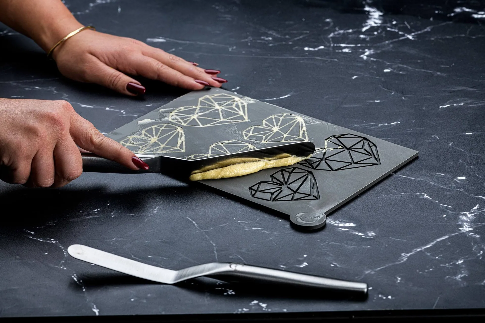 Plate-it moldes, Love At First Bite, silicona, 3 piezas Plate It