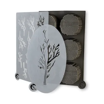 Plate-it moldes - Madera, silicona, 3 piezas - Plate It