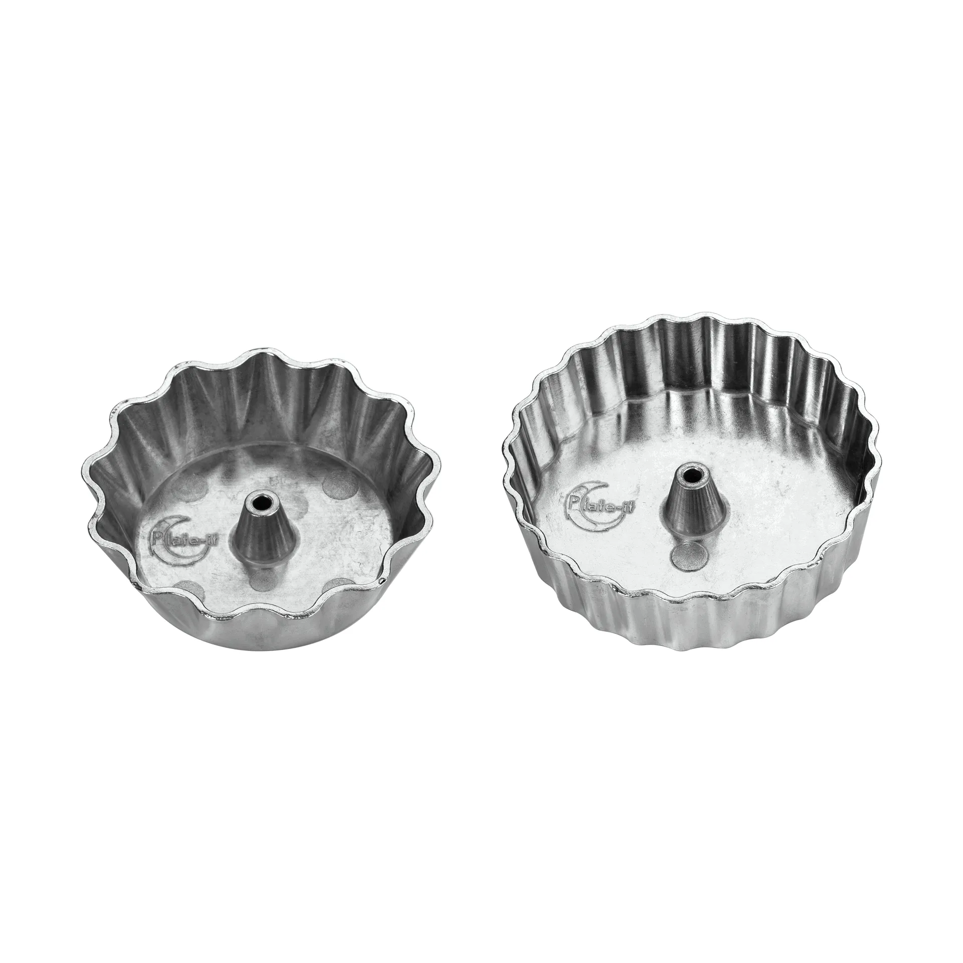Set de 2 moldes para tartaletas Plate-it, Acero Plate It
