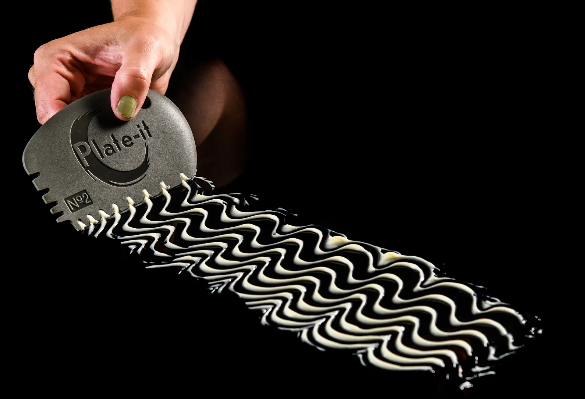 Set de 3 raspadores Plate-it, Gris Plate It