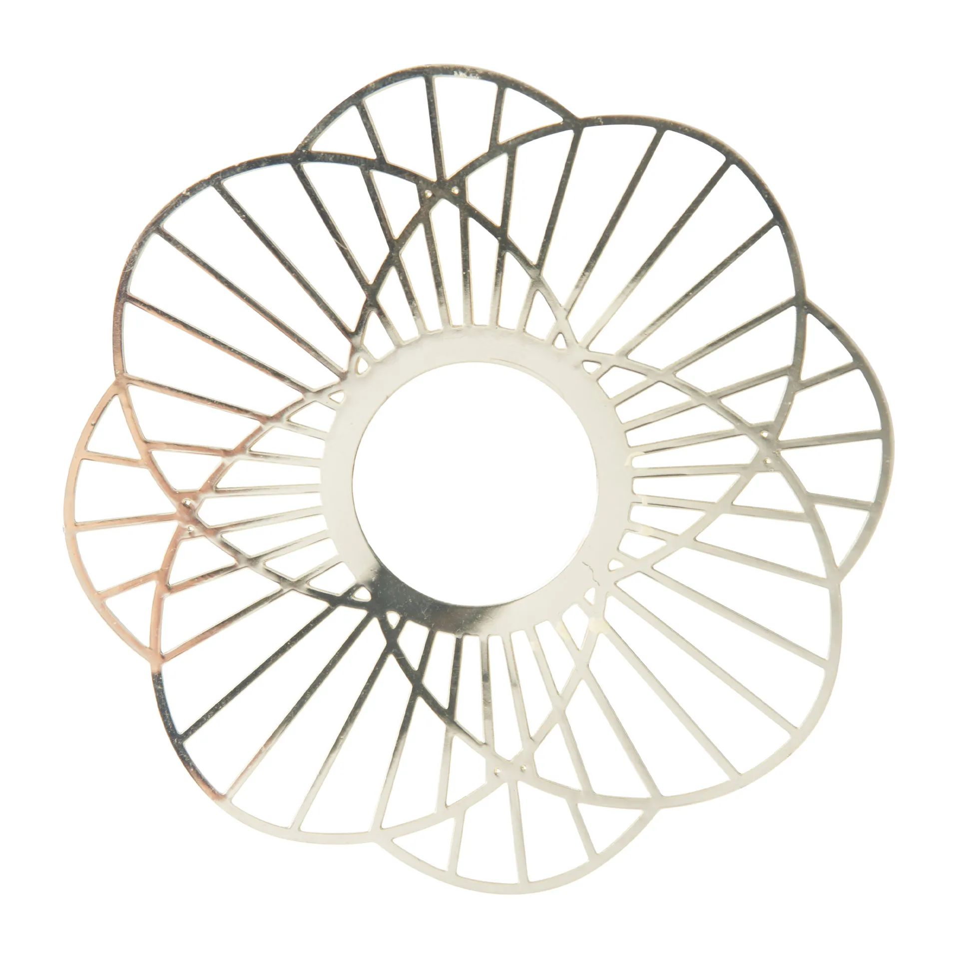 2 Protectores de vela Sun, Dorado Pluto Design