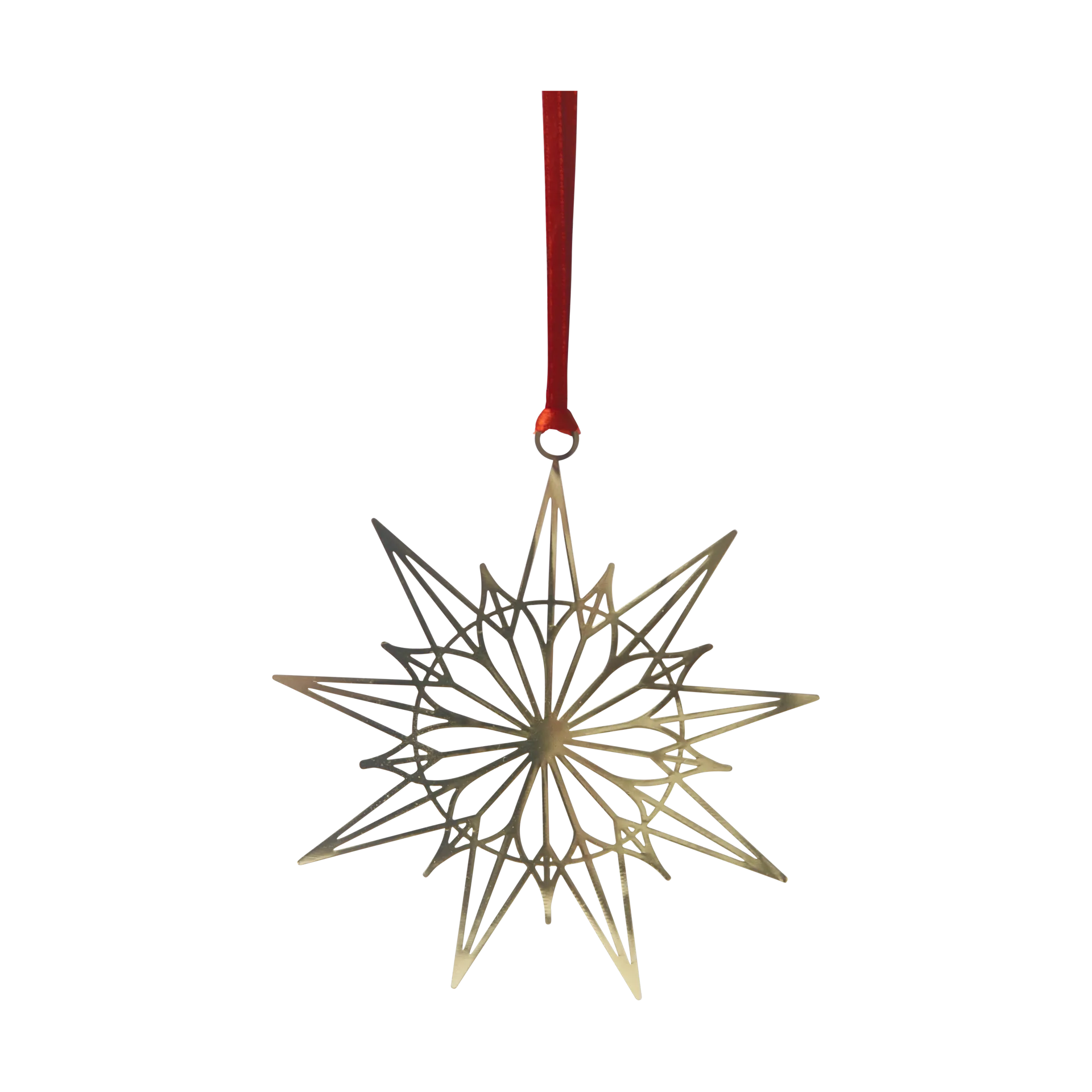 Adorno colgante Christmas star, Oro Pluto Design