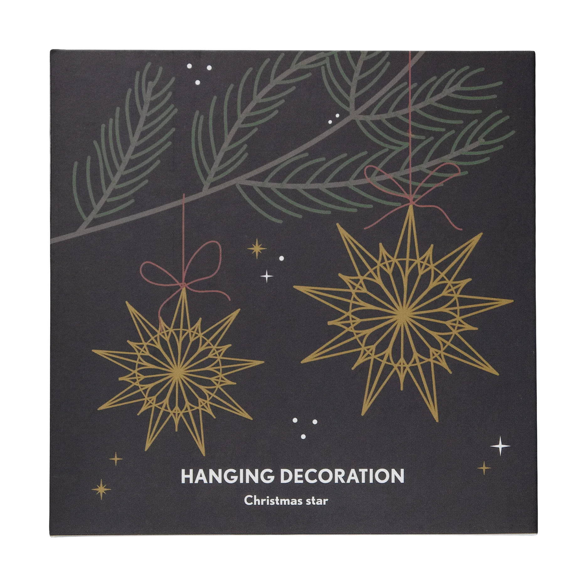 Adorno colgante Christmas star, Oro Pluto Design
