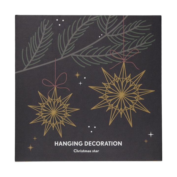 Adorno colgante Christmas star , Oro Pluto Design