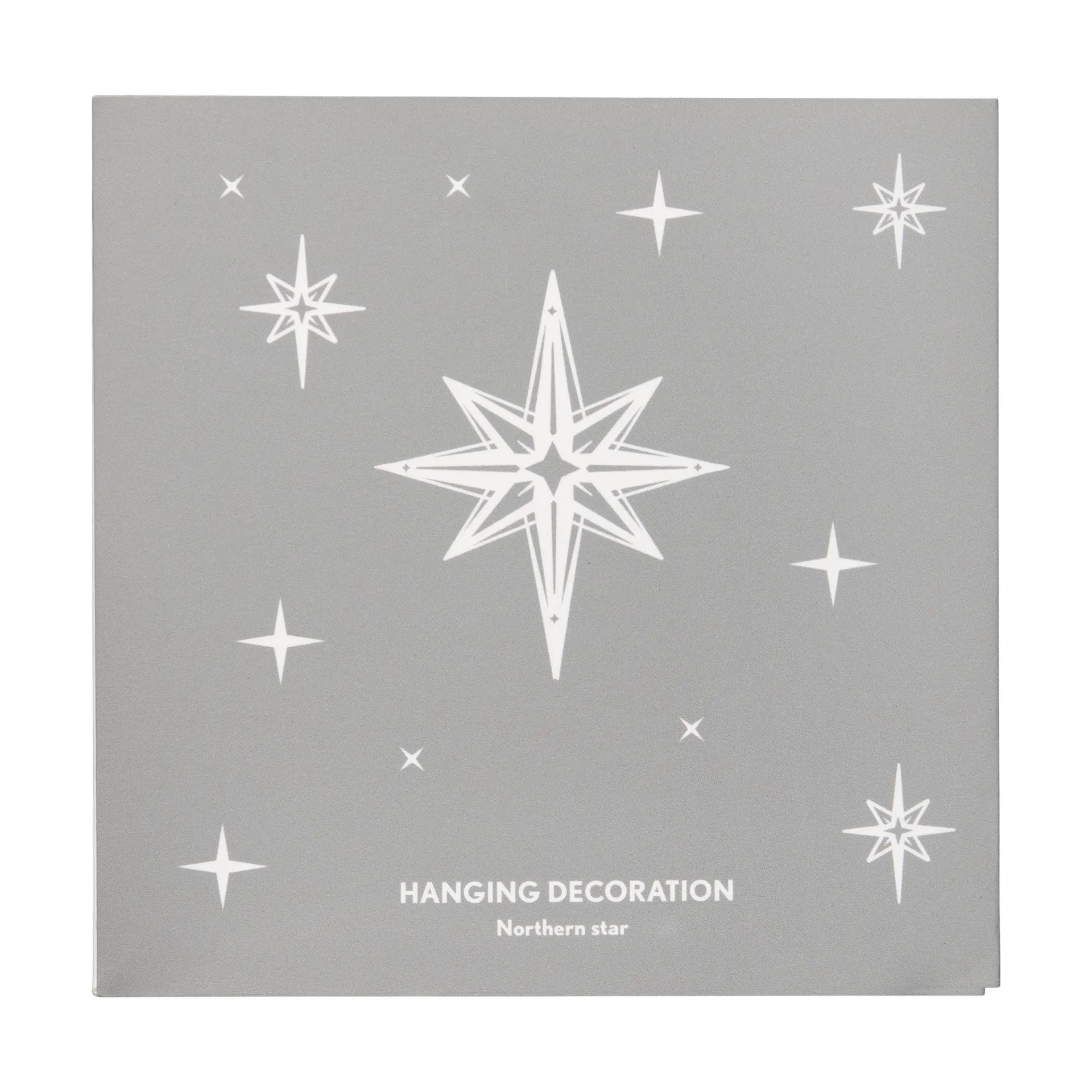 Adorno navideño Northern Star L, Plata Pluto Design