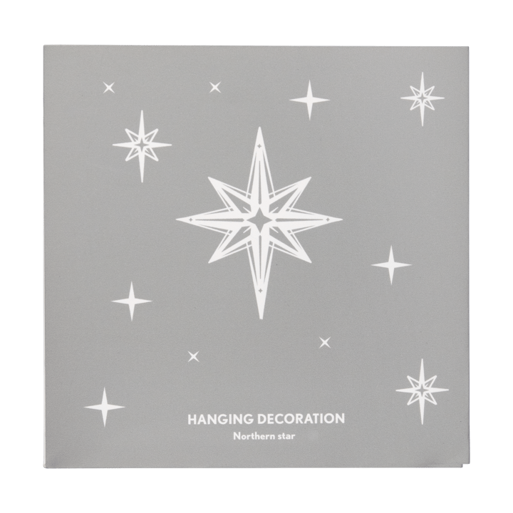 Adorno navideño Northern Star L, Plata Pluto Design