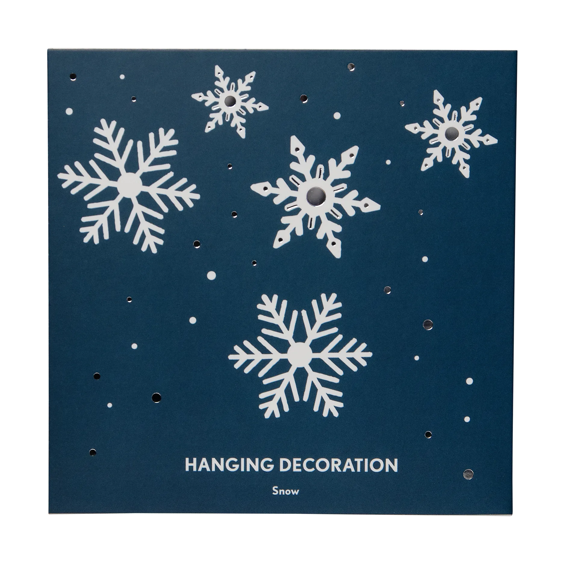 Adorno navideño Snow, Plata Pluto Design