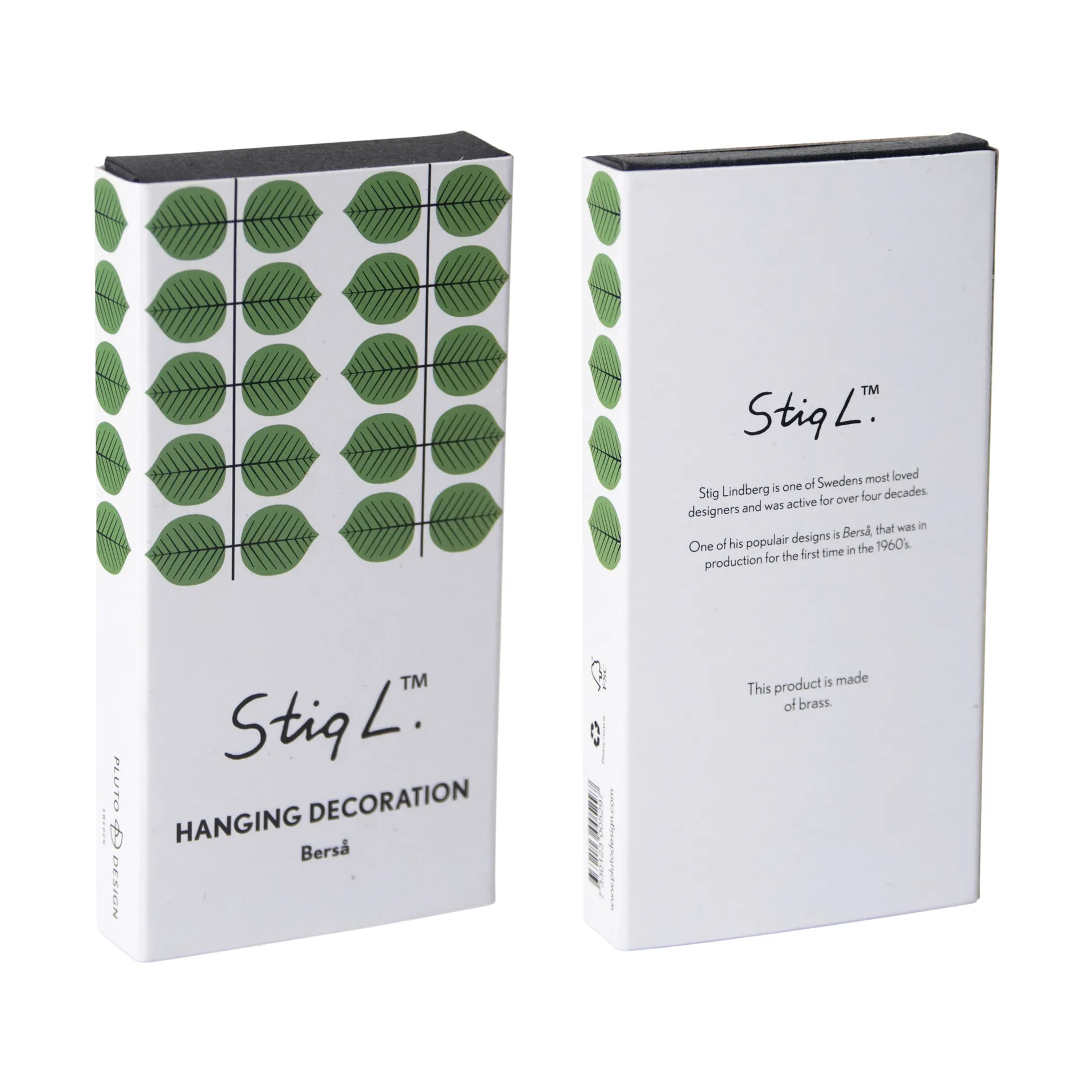 Adorno navideño Stig L Berså, Dorado Pluto Design