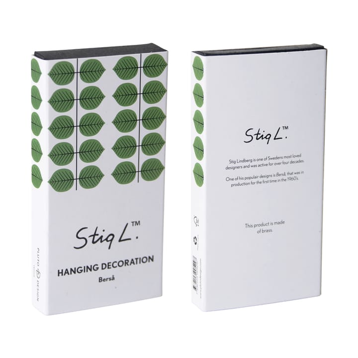 Adorno navideño Stig L Berså, Dorado Pluto Design