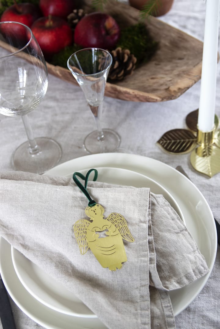 Adorno navideño Stig L Gingerbread Angel, Dorado Pluto Design