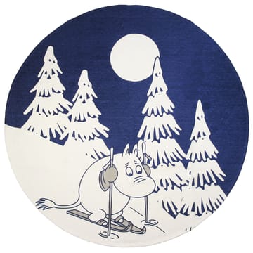 Alfombra árbol Navidad Mumin - azul-blanco - Pluto Design