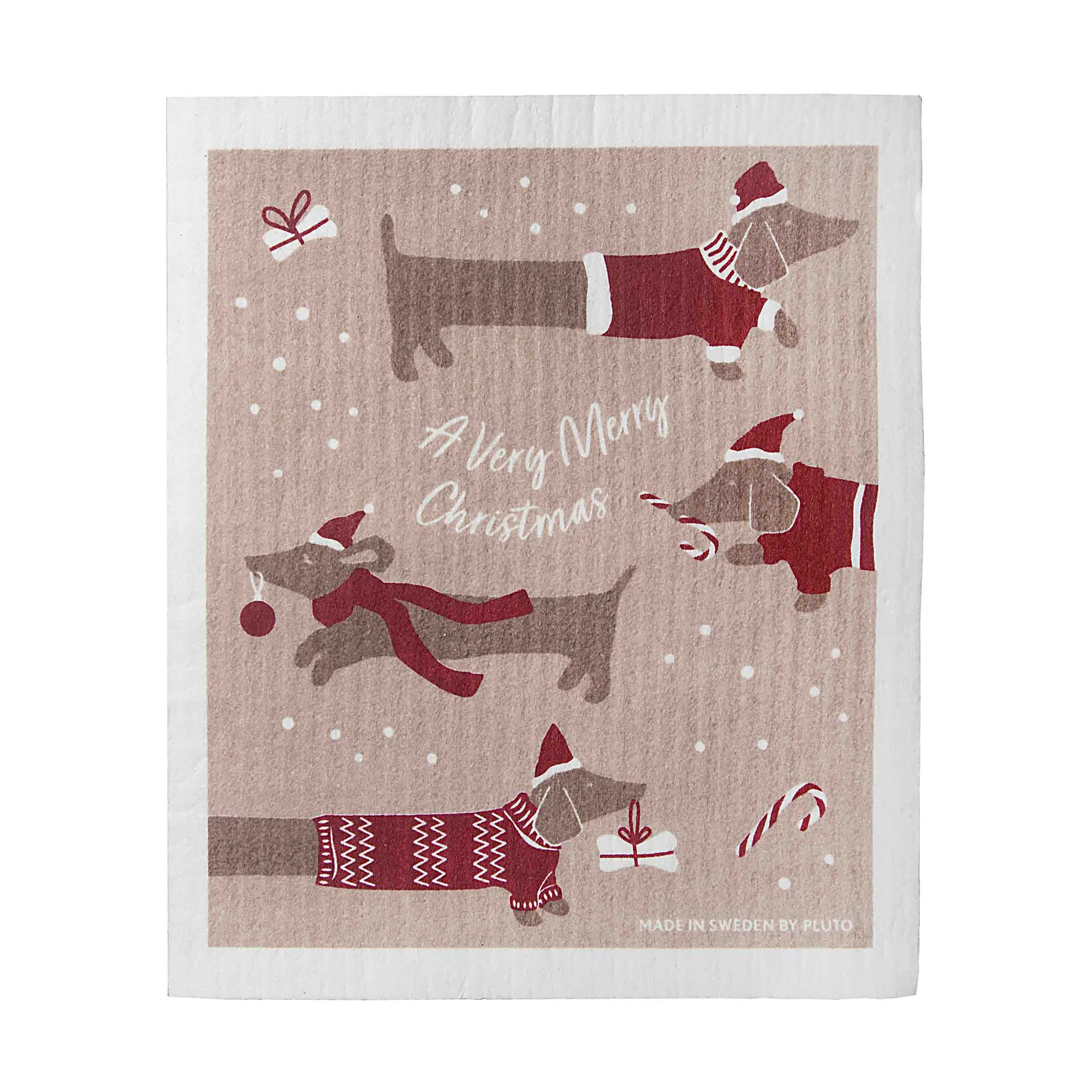 Bayeta Jolly dogs , Rojo-gris Pluto Design