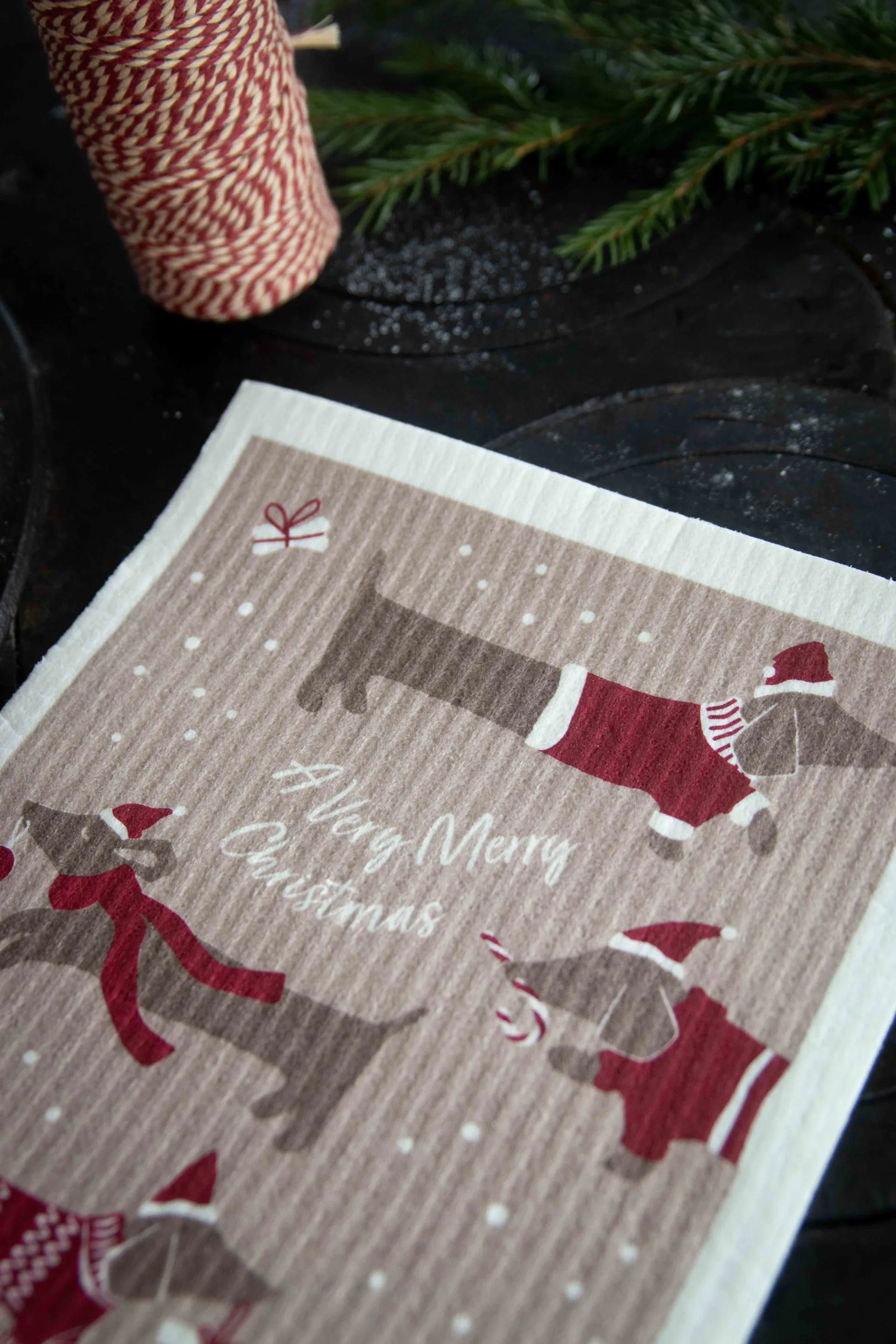 Bayeta Jolly dogs , Rojo-gris Pluto Design