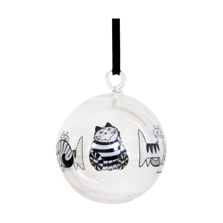 Bola de Navidad Lisa Larson gatos - White-black - Pluto Design