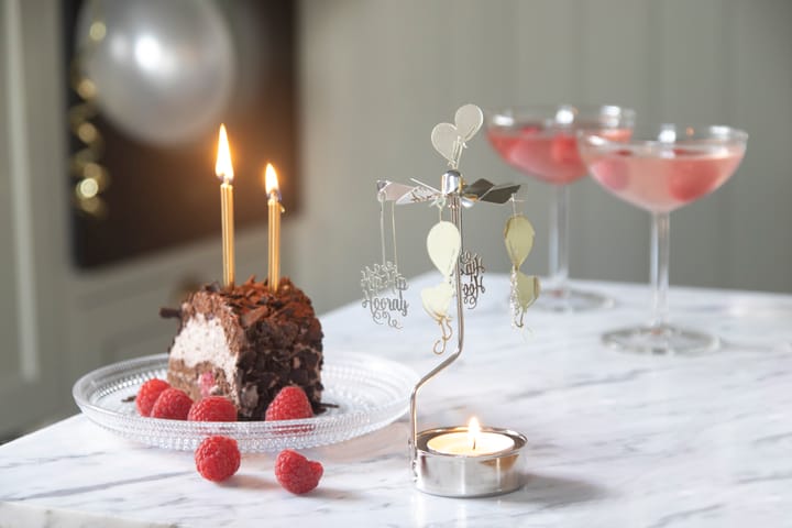 Candelabro giratorio Fira, plata-oro Pluto Design