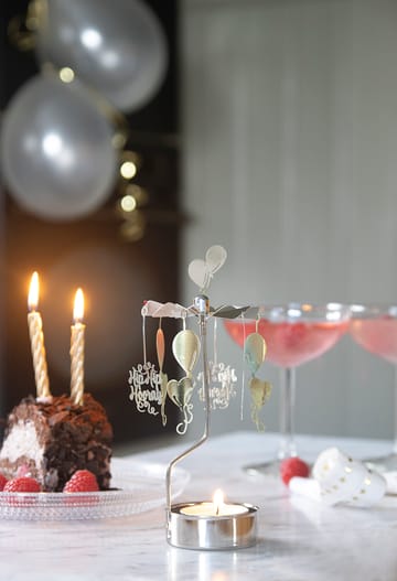 Candelabro giratorio Fira - plata-oro - Pluto Design